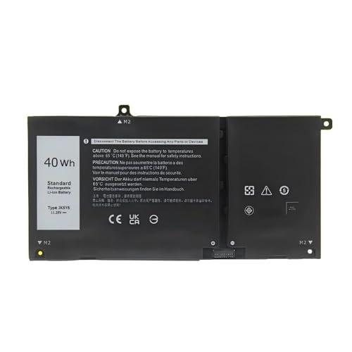 JK6Y6 H5CKD 53Wh Laptop Battery,Compatible for Dell Latitude 3410/3510,Compatible for Vostro 14 5402/5501/5502,Compatible for Inspiron 5300/5401|High Capacity(JK6Y6 40Wh)