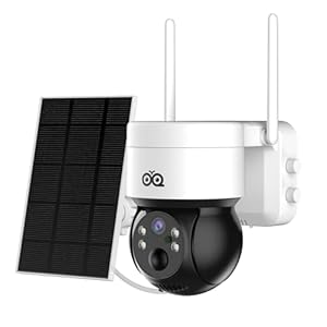 4MP Solar Security Camera Wireless Outdoor, 2.5K Solar/Battery Powered Camera for Home Security, Pan/Tilt 2.4GHz WiFi Camera with PIR, 2-Way Audio, Cloud/SD, Color Night Vision