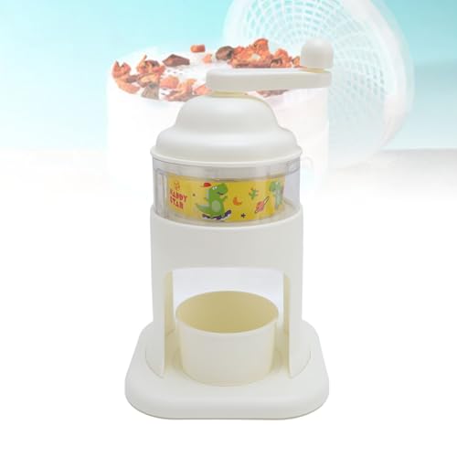 Image of TOPINCN Shaved Ice Machine, Manual Hand Crank Snow Cone Maker with Handle, Portable Ice Crusher and Shaved Ice Machine for Home Outdoor Use