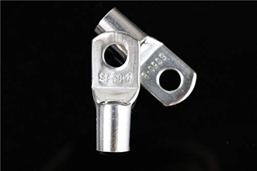Davitu 10pcs/20pcs SC50-8 Bolt Hole Tinned Copper Cable lugs Battery Terminals 50mm wire - (Color: 10pcs)