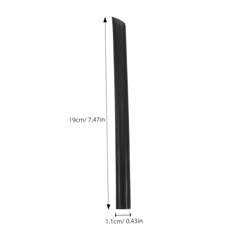 Pitillos desechables negros 19 cm 100 unidades miniatura 2