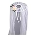 Xinsheinelry Retros Fashion Veils Headgear Elegant Bridal Headpiece Themed Party Veils Hat For Historical Reenactments And Costume