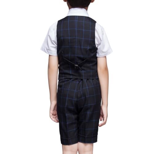 Image of Boy Suits Slim Fit Tuxedo for Boys Suit Set for Kids Formal Wedding Ring Bearer Outfit