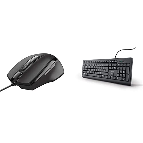 Trust Voca Comfort Souris Filaire (800/1200/1600/2400 PPP) Noir & Taro Clavier Filaire - AZERTY...