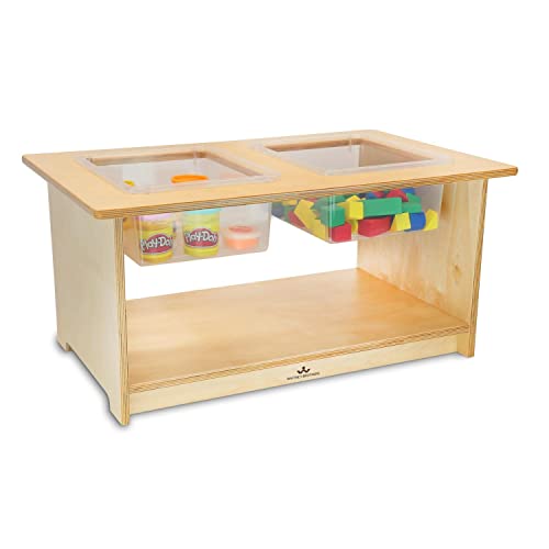 Whitney Brothers Wb1854 Toddler Sensory Table, Natural Uv #TOP30