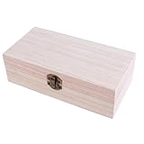 Finition naturelle élégante : fabriquée à partir de bois véritable, cette boîte de rangement présente son grain et sa couleur naturels, servant à la fois d'organisateur pratique et d'objet décoratif attrayant dans votre maison.