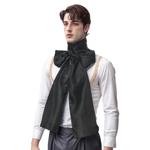 Image of COSDREAMER Mens Renaissance Scarf Jabot Cravat Costume Collar