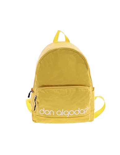 Don Algodón Mochila Colours City Escolar Deporte Viaje Unisex Portátil  Amarillo