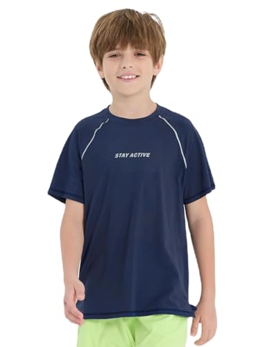 PATPAT Boys 2-Piece Athletic Set: RapidAir Quick-Dry Tee & Shorts – Breathable Activewear for Kids Sports, Play & Daily Wear, Flash Green, US8/S2