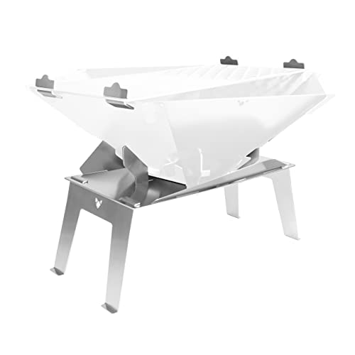 COMPATTO ✓ Dimensioni smontato: 42 x 23 x 1,8 cm - acciaio inox 100%