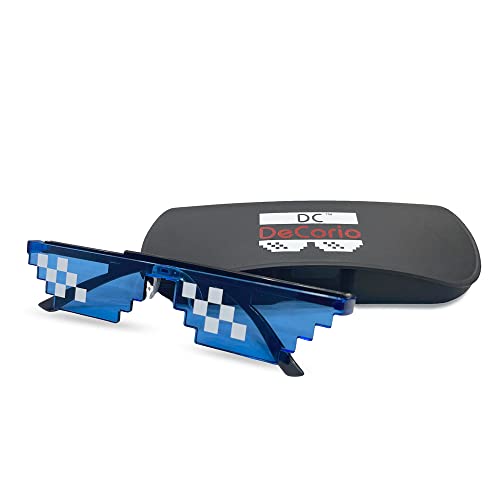 Image of Thug Life Sunglasses Pixel Gangsta Life Funny Novelty Shades