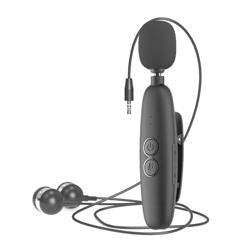 YUEHISY Auricolari con amplificatore audio con clip per...