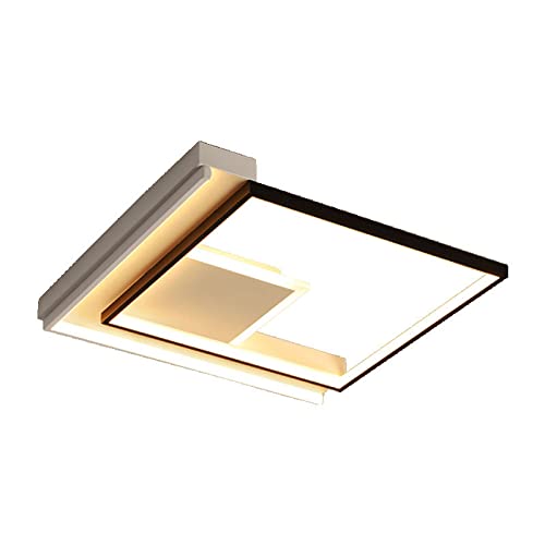 Plafonnier LED 44W noir pour illuminer chaleureusement votre salle à manger