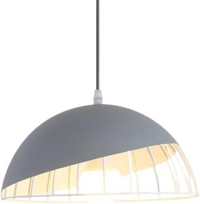 Lustre de restaurant macaron creux à tête unique avec culot E27