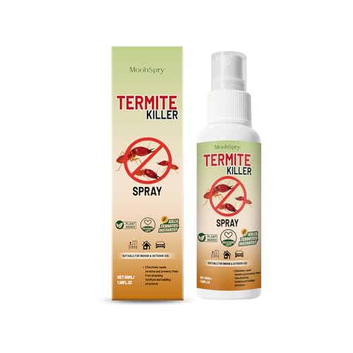 Ameisenabwehrspray – Universal-Schutz gegen Ameisen und Termiten für Innen- und Außenbereich, Haushalte und Gebäude, Schutz für Möbel und Ecken