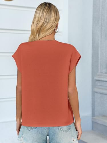 Image of GREAIDEA Womens Sleeveless Sweater Vest Crewneck Cap Sleeve Knit Tops Trendy 2026 Summer Spring Business Casual Shirts