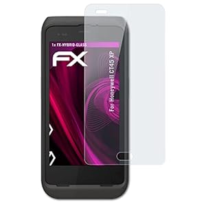 atFoliX Plastic Glass Protective Film Compatible with Honeywell CT45 XP Glass Protector, 9H Hybrid-Glass FX Glass Screen…