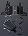 Peicees Mini Sling Bag for Men Women Crossbody Bag Travel Running Phone Daypack Shoulder Bags, Black