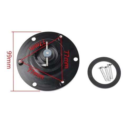 Accesorio de aluminio: tapa de tanque de combustible sin llave para Aprilia 5