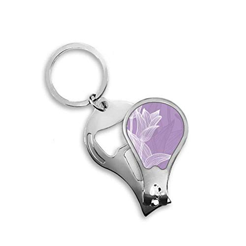 Coupe-ongles d'orteils fleur tulipe illustration pédicure précise