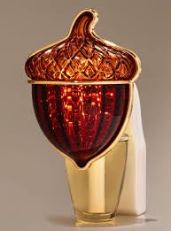 White Barn FIBER OPTIC ACORN NIGHTLIGHT Wallflowers Fragrance Plug