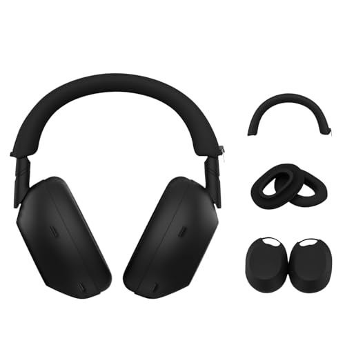 Coque silicone Sony WH-1000XM6 de protection souple premium noire