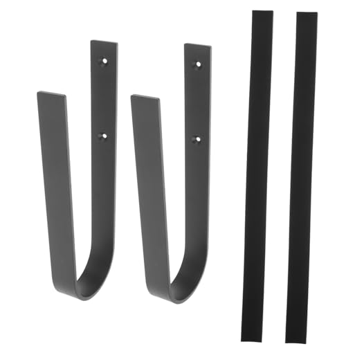 HANABASS Metal Surfboard Wall Rack Snowboard Sled 4-Wheel Skateboard Mount Hook Durable Easy Install