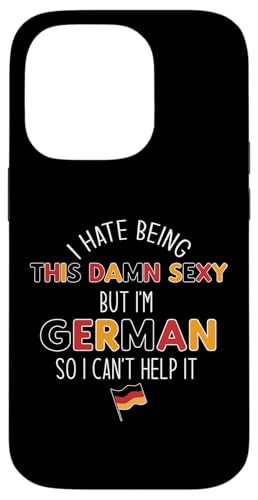 ������ ���� �Z�N�V�[ but I'M GERMAN CAN'T HELP Meme on Back �X�}�z�P�[�X iPhone 14 Pro �p