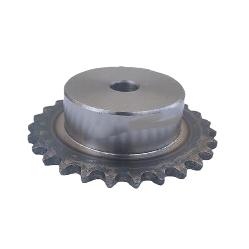 LYMFE Industrial helical Gear 1pcs 04C Chain Gear Steel Industrial Sprocket Wheel Motor Chain Drive Sprocket 9 10 11 12 13 14 15 16 17 18 to 24Teeth (Size : 22T Dia 47.5mm)