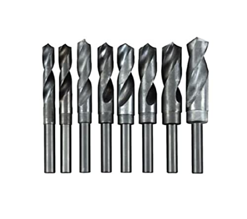Set de 8 brocas Deming grandes de acero métrico