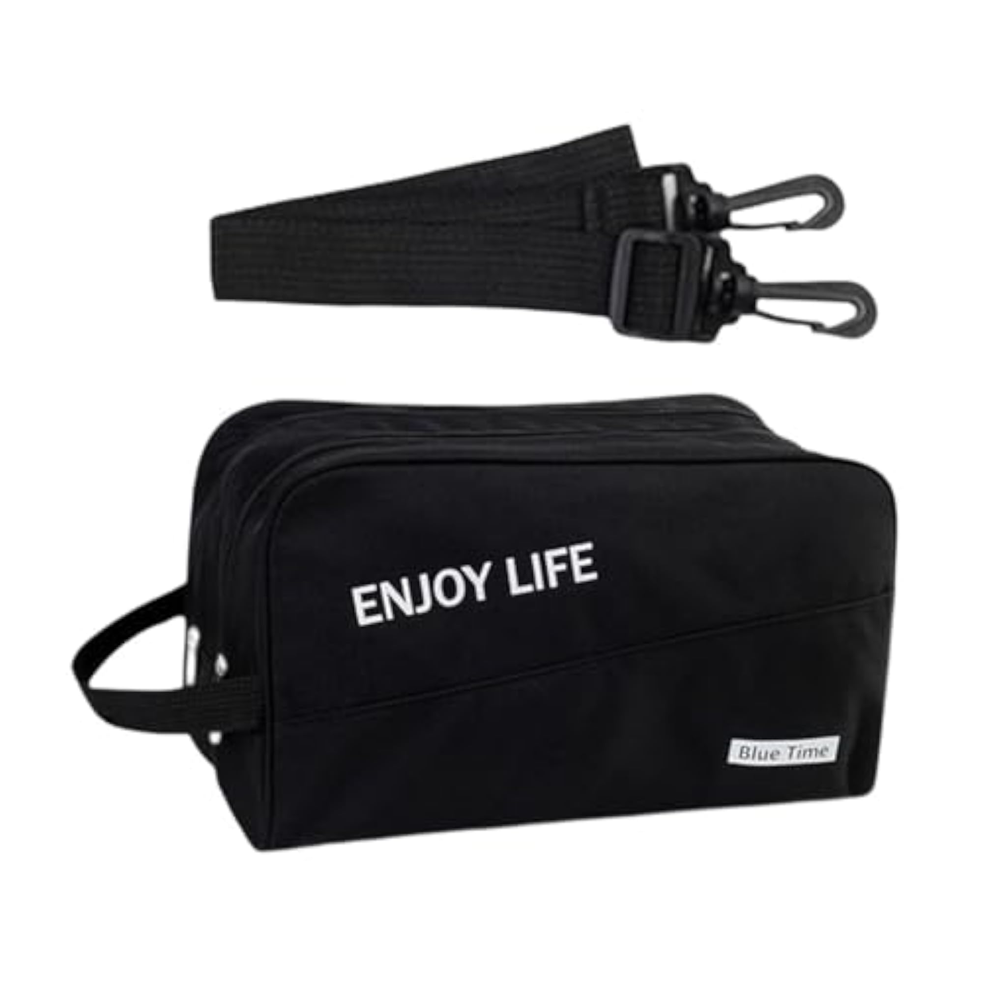 Multipurpose Black Oxford Cloth Gym Bag for Sports and Workouts