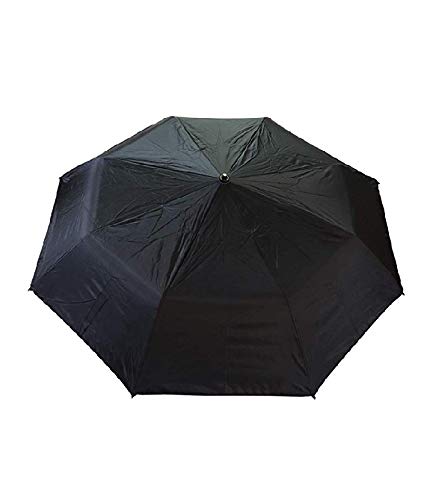 Image of Mohendra Dutt & Sons 3 Fold (King) Polyster Hi-Class Black Umbrella