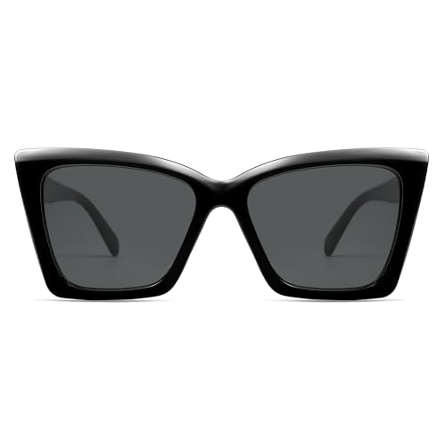 Image of SOJOS Trendy Oversized Cateye Sunglasses Womens UV400 Designer Shades Lentes De Sol Para Mujer SJ2347