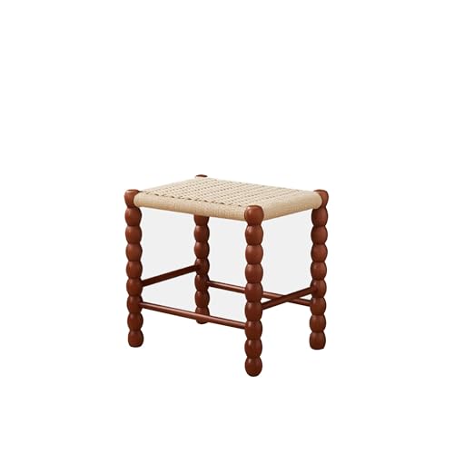 Banco de Entrada de Madera para Comedor, Banco de Madera para el Extremo de la Cama, para Interiores, para Dormitorio, Mesa de Comedor, Banco de Ventana Estrecho de Estilo rústico con Parte