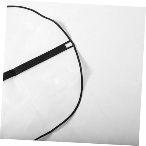 NUOBESTY 5pcs Garment Bags for Hanging Clothes Dust Covers for Suits and Coats Ample Storage for Home and Travel Peva Material Trim3