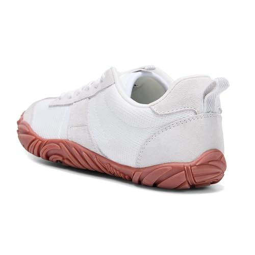 Image of UBFEN Womens Barefoot Shoes Mens Wide Toe Box Zero Drop Minimalist Sneakers | Laces Up, Lightweight, Breathable, Comfortable, Suitable for Walking, Travel, Light Hiking, Trail Running, Tennis, Daily Wear