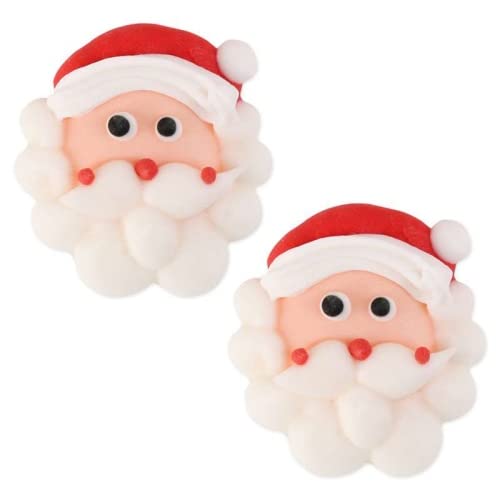 Weihnachtsmann Gesicht Zucker 38mm 90 Stück