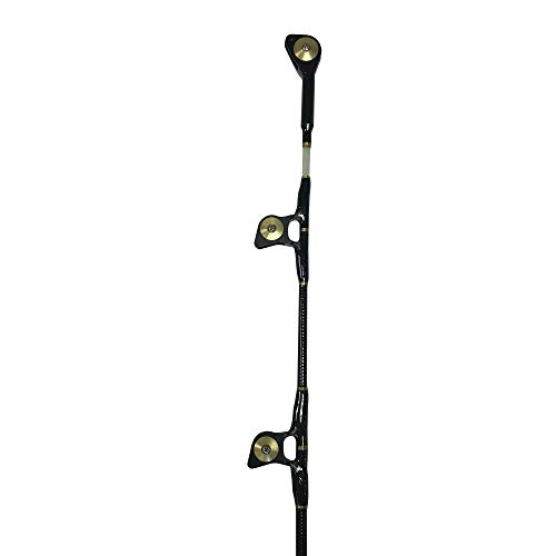 EatMyTackle Roller Guide Saltwater Fishing Rod | Blue Marlin Tournament Edition (60-80lb)