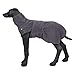 Rukka Pets Micro Light Bademantel für Hunde Anthrazit S