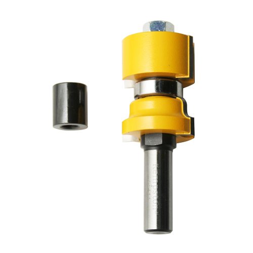 Kempston 411411 Umkehrbare Fensterflügel- und Türmontage, 1/2 Zoll Schaft, 1-3/8 Zoll Schnittdurchmesser, 1-3/4 Zoll Schnittlänge Cover