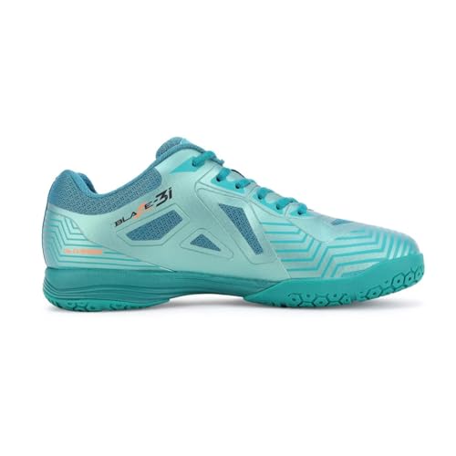 Image of YONEX BLAZE 3 Badminton Shoes |Non Marking | Ideal for Badminton,Squash,Table Tennis,Volleyball | Non-Marking Sole |TRU Cushion |Durable Skin Light|Synchro-Fit Insole|Toe Assist Shape|Hexa Grip |Light Weight|Lateral Shell|Extra Cushioning|Snap Back Action|