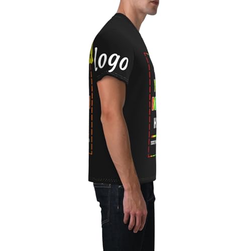 Custom T Shirts Design Your Own Front and Back Printed Tee Picture Shirts for Men/Women Personalized Gift T Shirt4