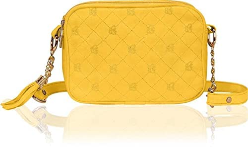 KLEIODesigner Double Compartment Cross Body Sling Bag for Women