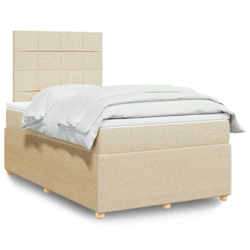 Nqyjm - Somier de láminas de cama con colchón de color crema 120 x 200 cm, tejido somier de lama, fácil de montar, para dormitorio, hotel, dormitorio L32H92028