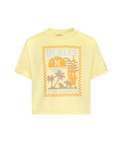 Hurley Girls' Sea Check Boxy Tee (Big Kid)