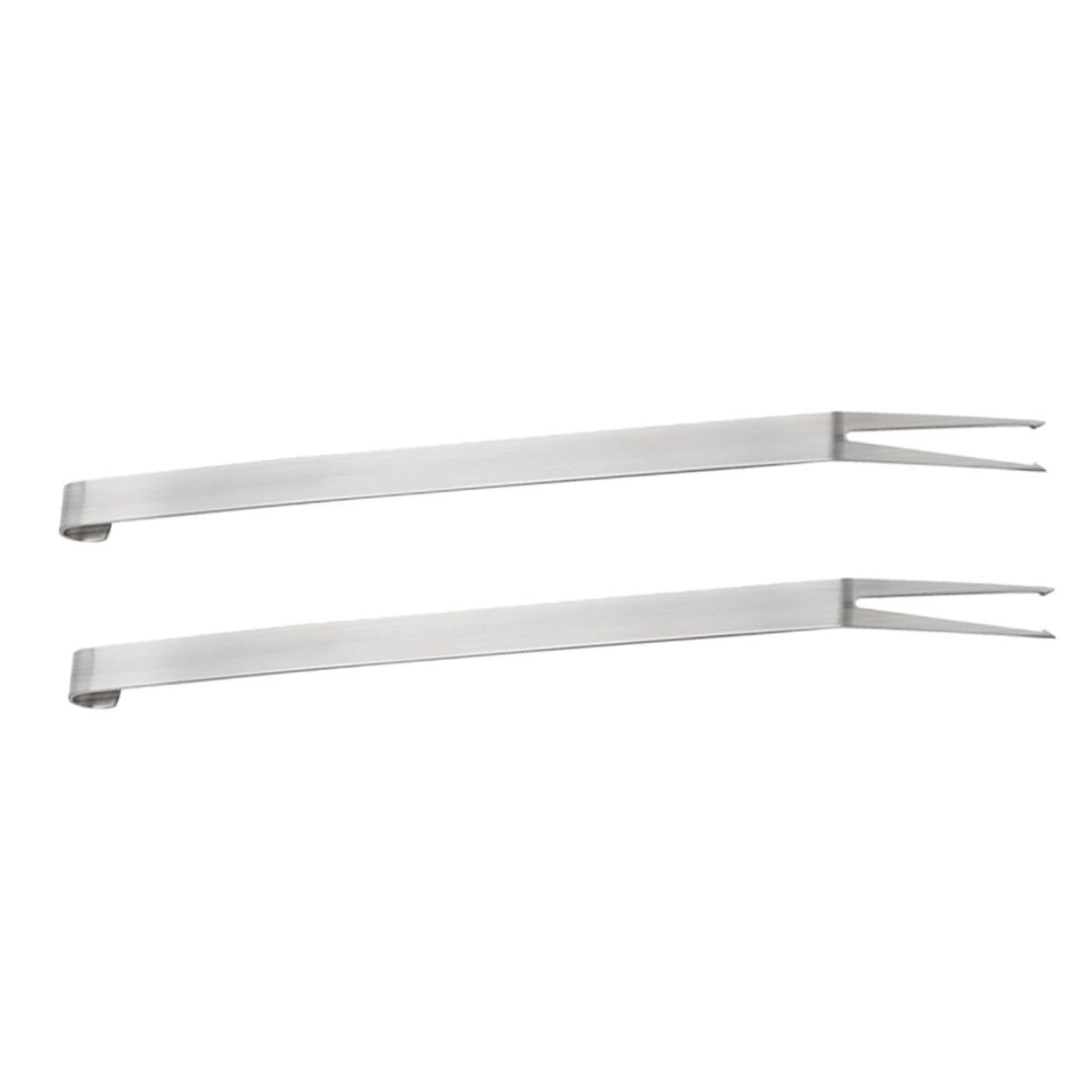 YARNOW 4stücke Edelstahl Bbq Gabeln Mit Langem Griff Robuste Grillwerkzeuge Für Gartenpartys Camping Und Restaurantgebrauch Rostfreies Material