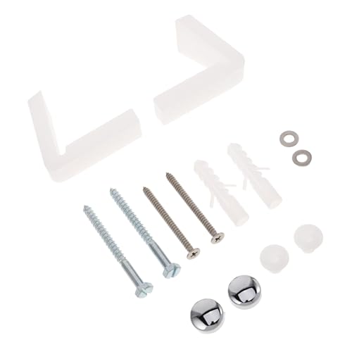 FUTUREORYY 小 トイレ 便座 ボルト トイレ 金具 便座 ボルト と ナット カバー 固定 部品 床 カバ