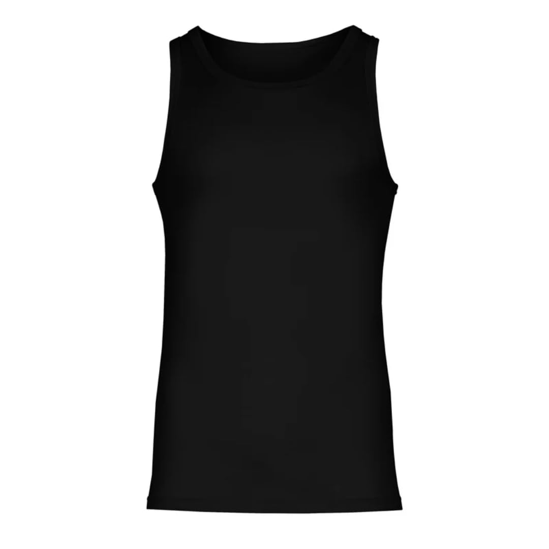 menique Herren Workout-Tanktop, leicht, atmungsaktiv, 100% Merinowolle