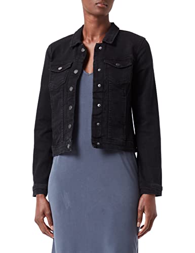 ONLY ONLWESTA LS DNM Jacket CC PIM100221 Veste, Jean Noir, 36 Femme