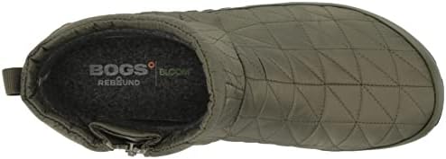 Bogs Womens Snowday II Short Boot Snow, Loden, 6 | Image 4